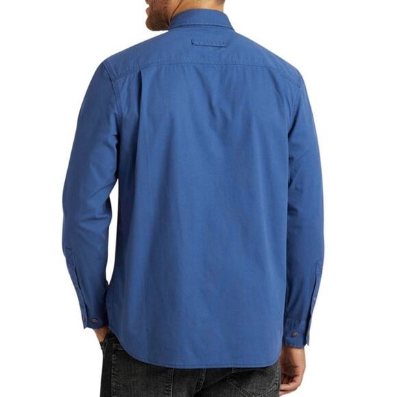 Lee Premium Select Men's Stretch Canvas Utility Long Sleeve Button Down Shirt M - Picture 3 of 6